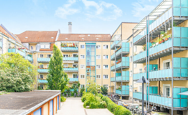 Innenhof Wackersberger-/Thalkirchner Strasse