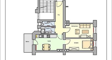 2 Zimmer, 55,57 m² in München · Ludwig-Thoma-Str. 9 – Bild 4